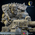 3d Printed Ork Pirate Big Bada Boom Flamethrower by Meshbrain Labs