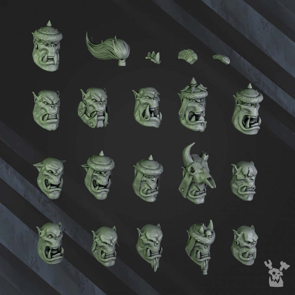 3d Printed Squad of 6 Ork Boys by DakkaDakka