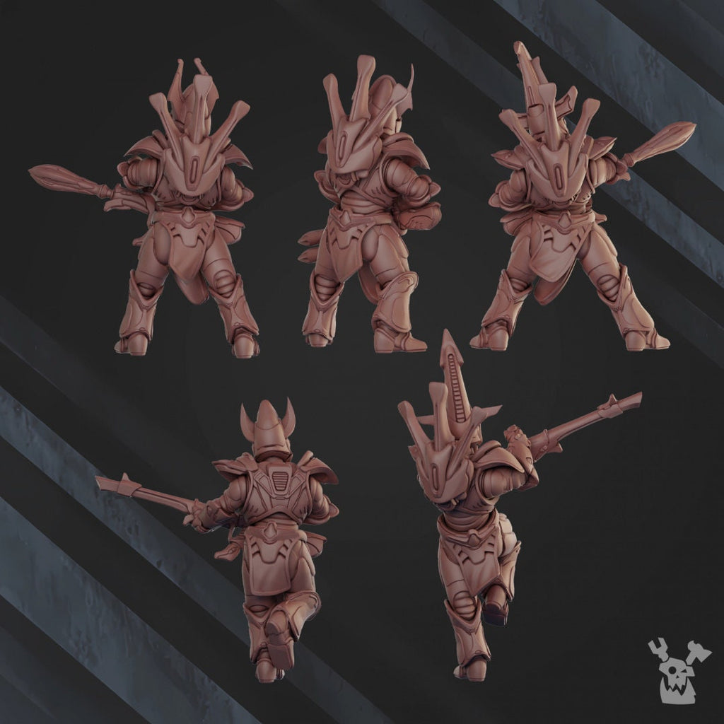 3d Printed Shadow Blade Squad x5 by DakkaDakka