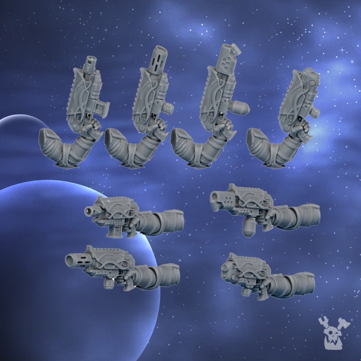 3d Printed Lunar Angels Squad x5 by DakkaDakka