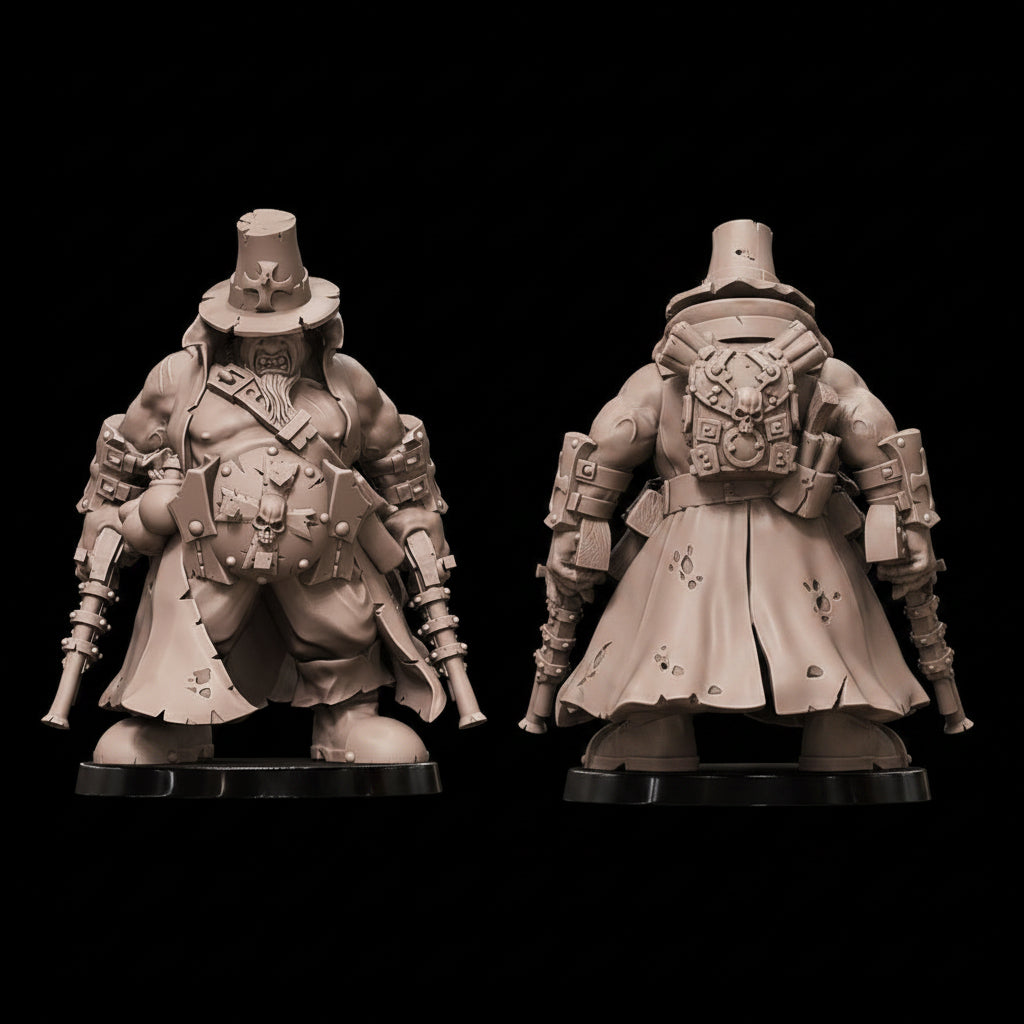 3D printed Ogre Witch Hunter by Avatars of War