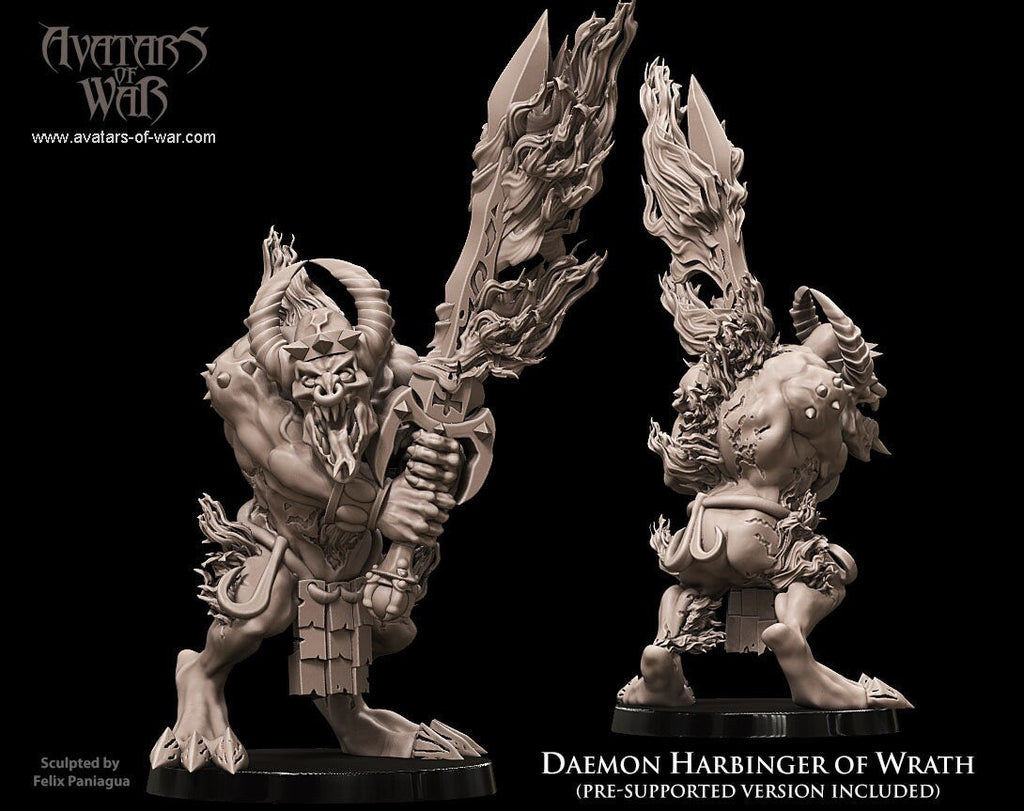 3D printed Harbinger of Wrath by Avatars of War