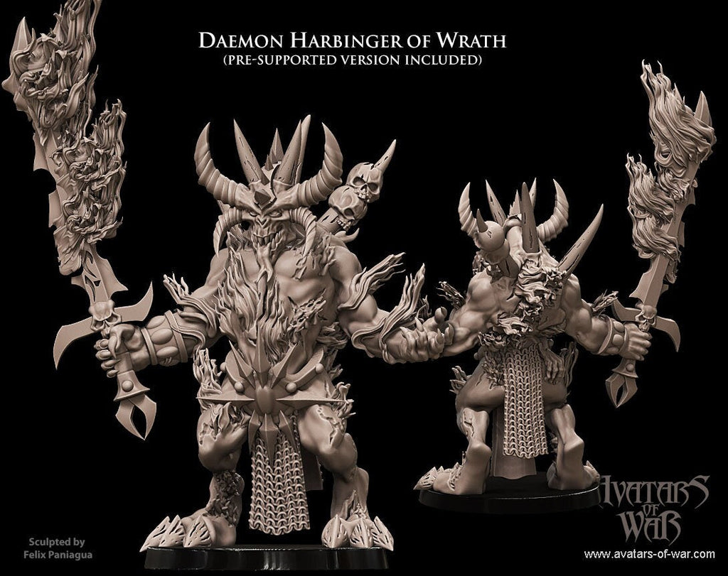 3D printed Harbinger of Wrath by Avatars of War