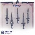 3d Printed Swords x10 by Greytide Studio
