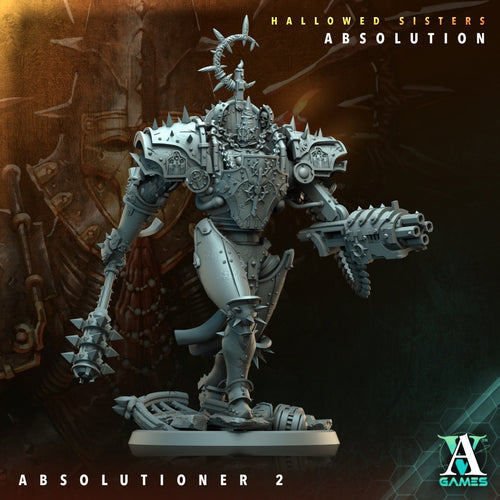 3D Printed Absolutioner by Archvillain Games