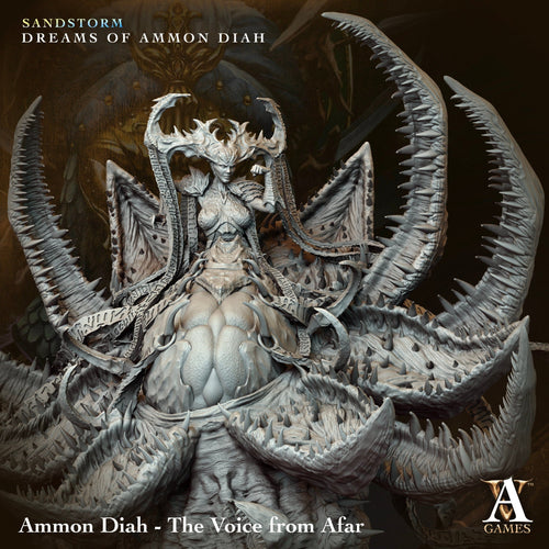 3D Printed Ammon Diah - The Voice from Afar by Archvillain Games