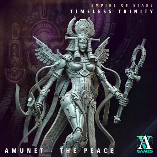 3D Printed Amunet - The Peace by Archvillain Games