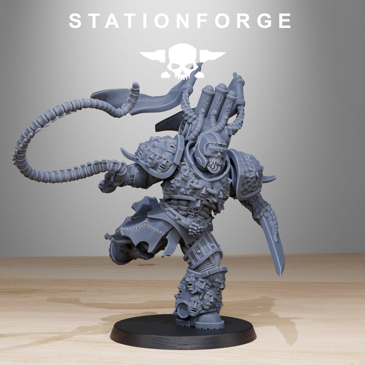 3D Printed Corrupted Socratis Punishers by StationForge Miniatures