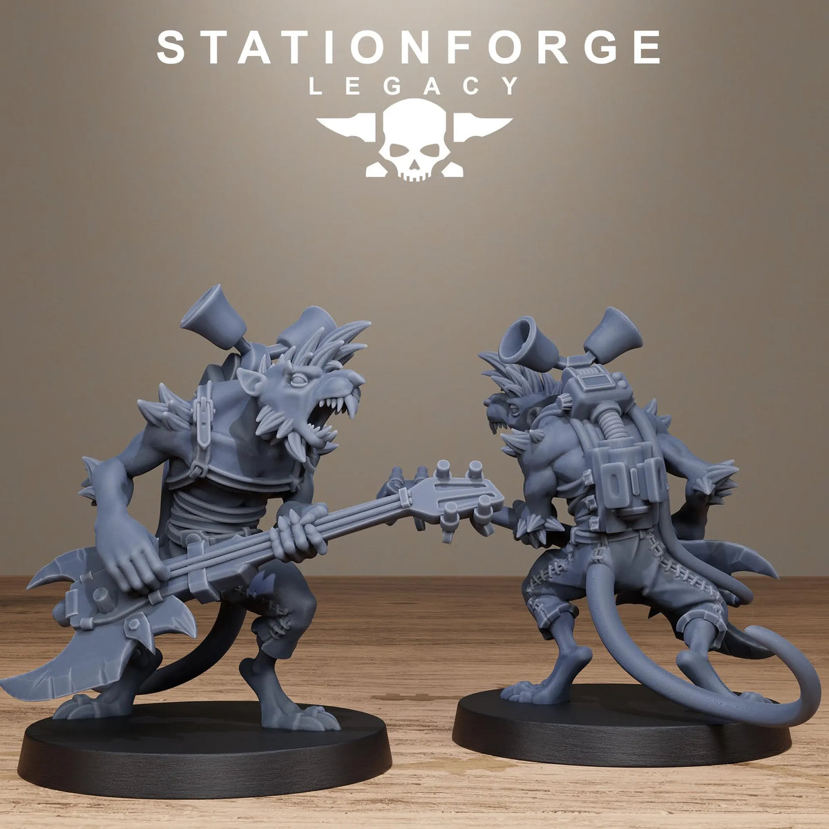 3D Printed Rotfang Infantry by Stationforge Legacy Miniatures