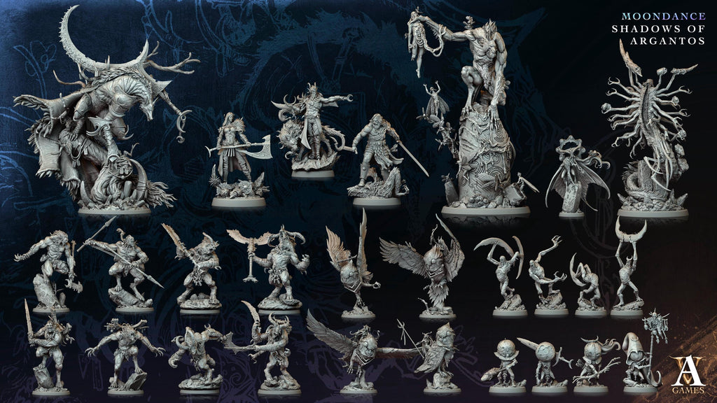 3D Printed Draevan, Lycan Exarch by Archvillain Games