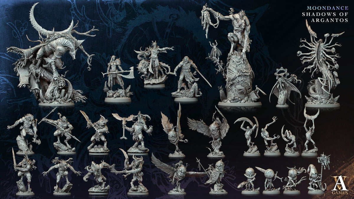 3D Printed Draevan, Lycan Exarch by Archvillain Games