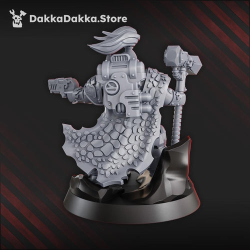3D Printed Agadrax the Forgefire by DakkaDakka Miniatures