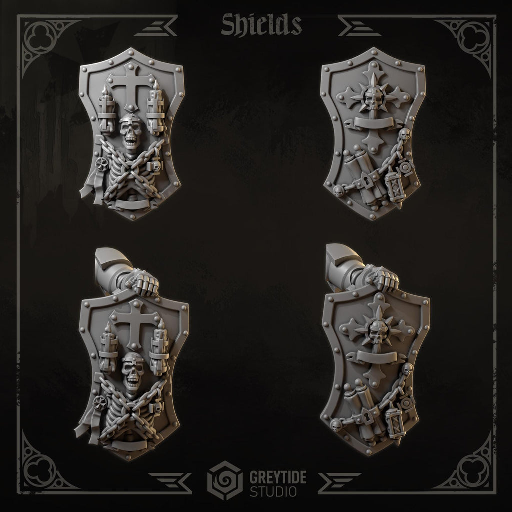 3d Printed Eternal Crusader Shields Upgrade Kit by Greytide Studio