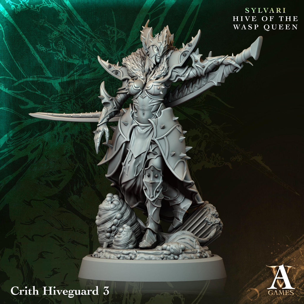 3D Printed Crith Hiveguard by Archvillain Games