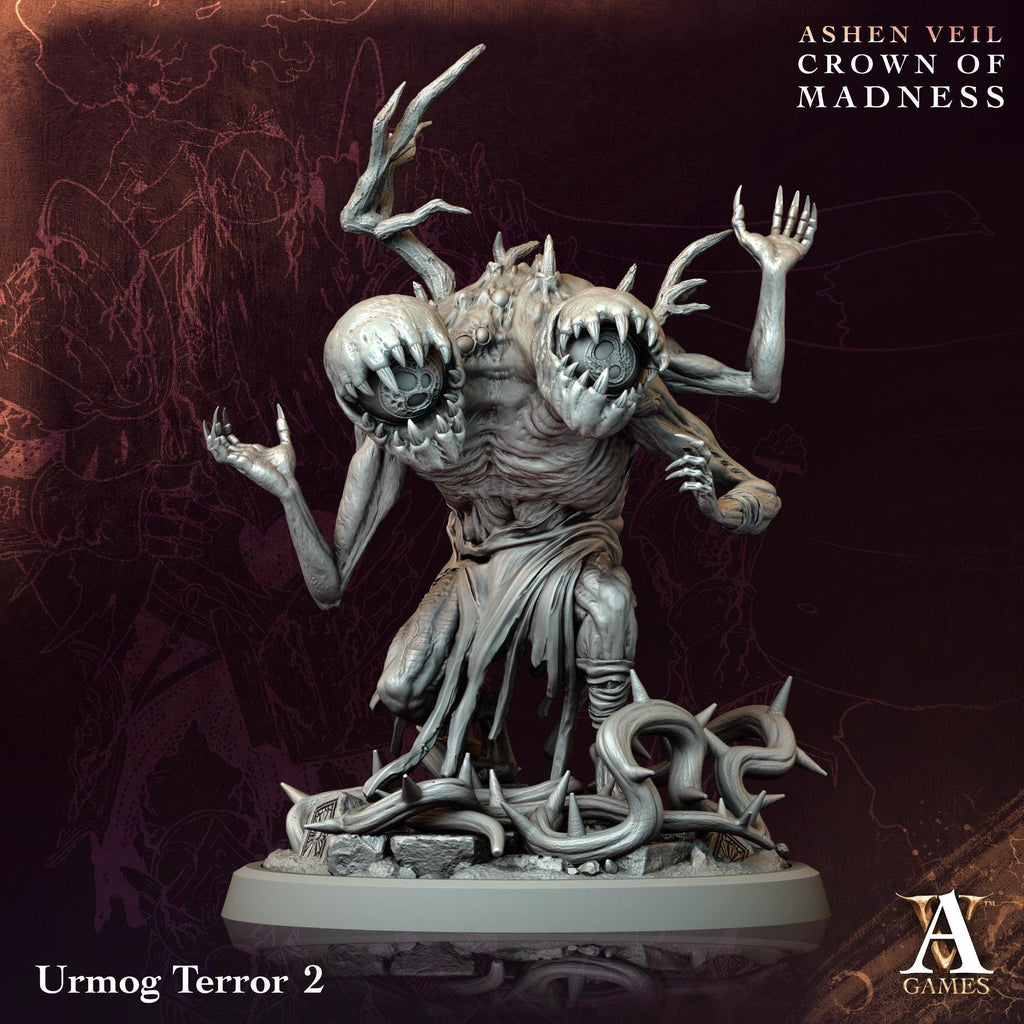 3D Printed Urmog Terrors by Archvillain Games
