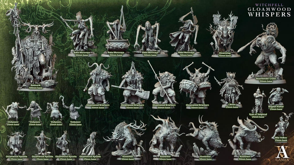 3D Printed Kosterbors by Archvillain Games
