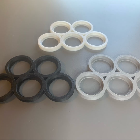 Cloud Movement Trays 32mm Size Round Base for 5 Units