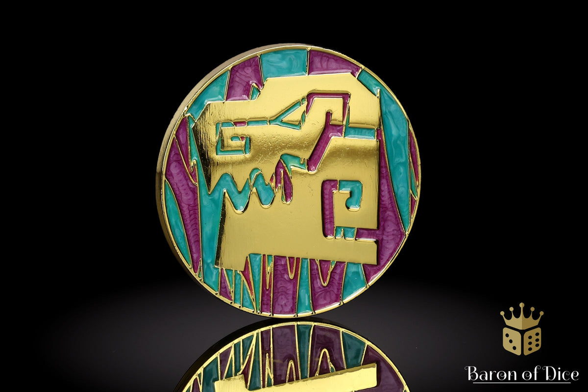 Metal Combat Gauge | Baron Coin™ Compatible | Aztec Gators