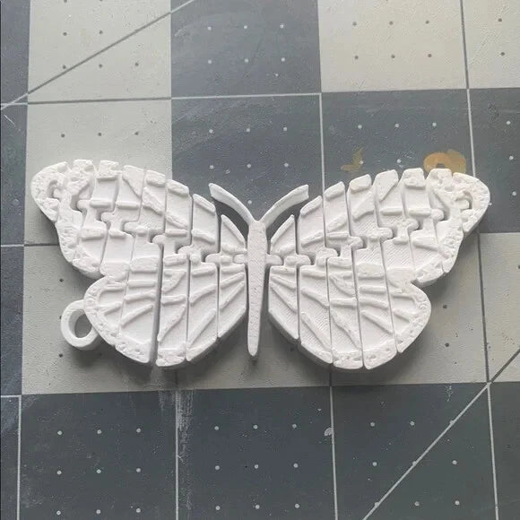 Paint your Own Butterfly Fidget Toy Keychain