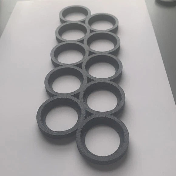 Line Cloud Movement Trays 25mm Size Round Base for 10 Units