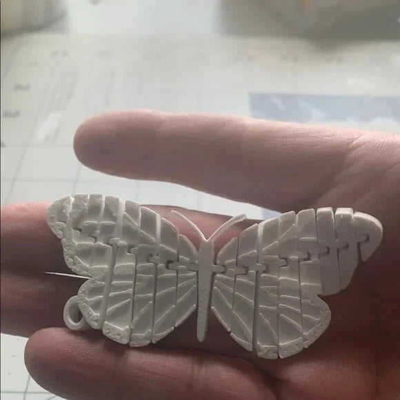 Paint your Own Butterfly Fidget Toy Keychain