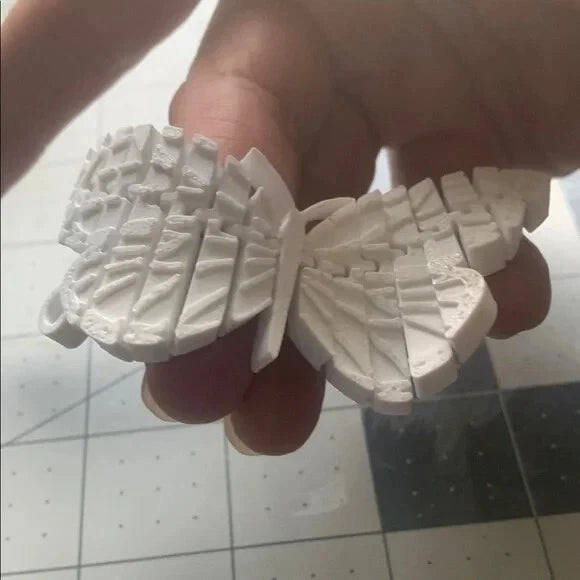 Paint your Own Butterfly Fidget Toy Keychain