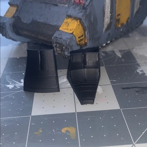 Barrier Wall Sci Fi Industrial for Wargames Scenery and Terrain