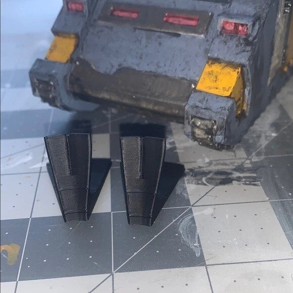 Barrier Wall Sci Fi Industrial for Wargames Scenery and Terrain
