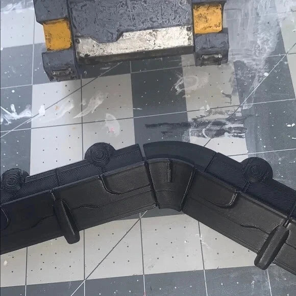 Barrier Wall Sci Fi Industrial for Wargames Scenery and Terrain