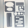Lots of Stencils for Planners Journals and Scrapbooking Tracing Template
