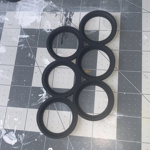 Line Cloud Movement Trays 40mm Size Round Base for 6 Units