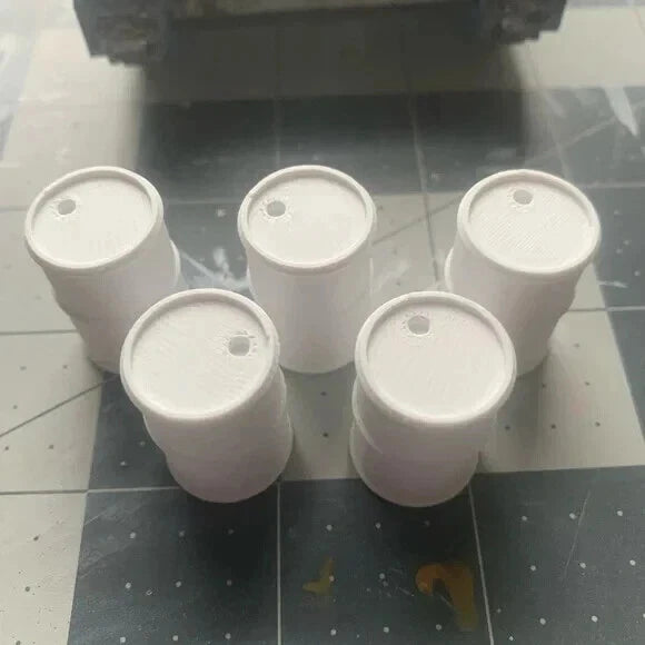 5 Pack Barrels Sci Fi Industrial 28mm