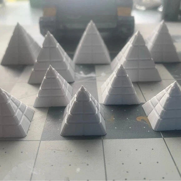 10 Pack Dragons Teeth Tank Trap Sci Fi Industrial 28mm