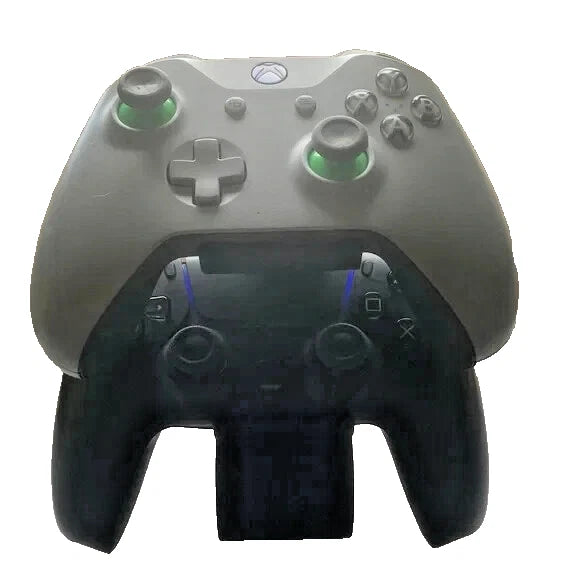 Dual Controller Stand Textured Holder for Xbox One, PS4 & PS5 Display Mount