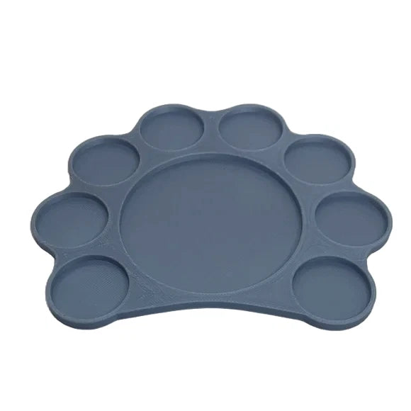 Paw Cloud Movement Trays 8x25mm+1x65mm Size Round Base for 9 Units