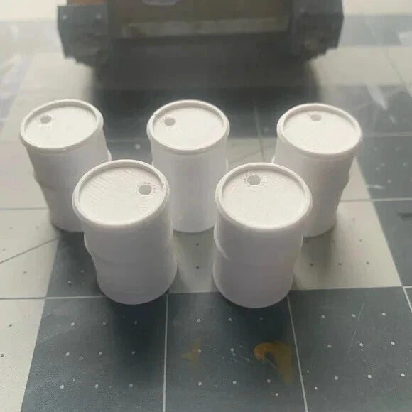 5 Pack Barrels Sci Fi Industrial 28mm
