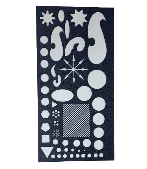 Stencil for Planners Journals and Scrapbooking Tracing Template 100mm x 200mm