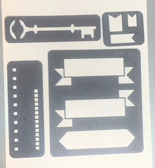 Lots of Stencils for Planners Journals and Scrapbooking Tracing Template