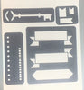 Lots of Stencils for Planners Journals and Scrapbooking Tracing Template