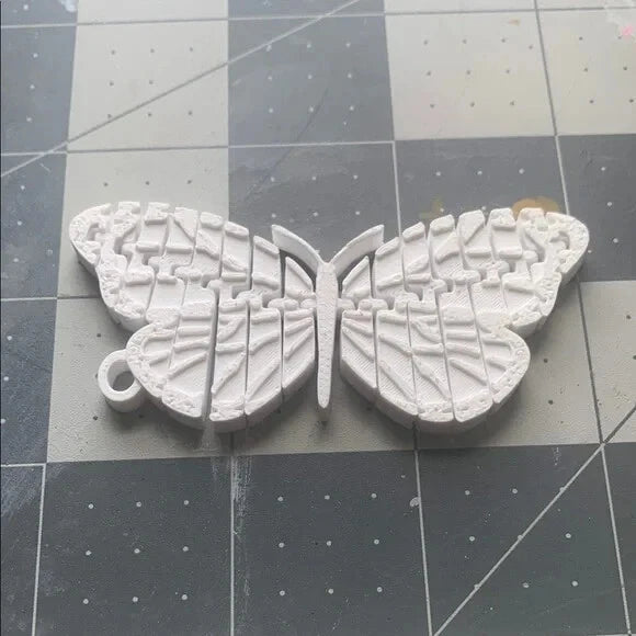 Paint your Own Butterfly Fidget Toy Keychain