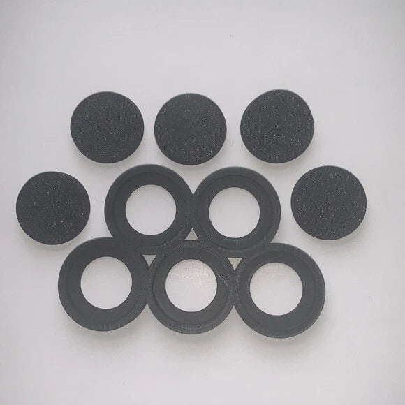 Cloud Movement Trays 40mm Size Round Base for 5 Units plus 5 Bases