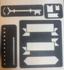 Lots of Stencils for Planners Journals and Scrapbooking Tracing Template