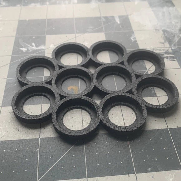 Mob Cloud Movement Trays 25mm Size Round Base for 10 Units