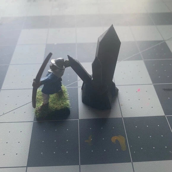Crystal Formation Base Scenery Terrain for Sci Fi Wargames