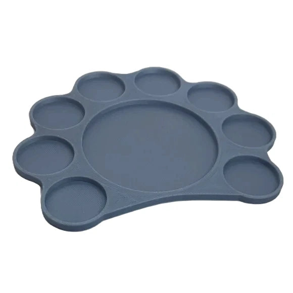 Paw Cloud Movement Trays 8x25mm+1x65mm Size Round Base for 9 Units