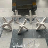 5 Pack Czech Hedgehog Tank Trap Sci Fi Industrial 28mm