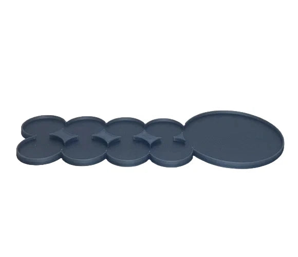 Cloud Movement Trays 8x25mm+1x65mm Size Round Base for 9 Units