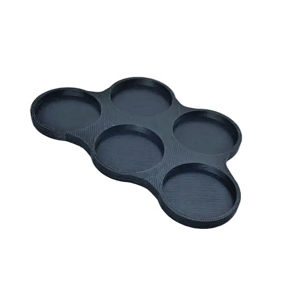 Solid Bottom Cloud Movement Trays 25mm Size Round Base for 5 Units