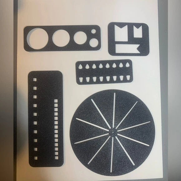 Lots of Stencils for Planners Journals and Scrapbooking Tracing Template