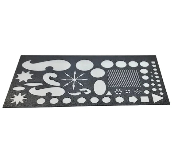 Stencil for Planners Journals and Scrapbooking Tracing Template 100mm x 200mm